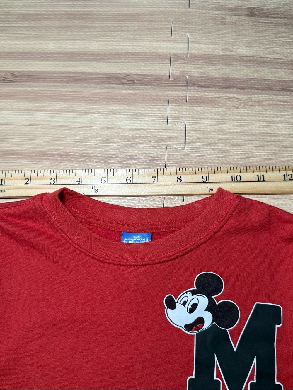 Disney Mickey Mouse Toddler Sweatshirt 4T Red Long Sleeve Boys Pullover - Picture 2 of 9